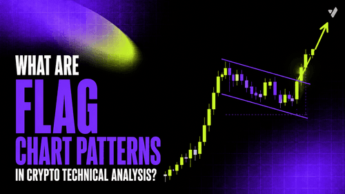 What are flag chart patterns in crypto technical analysis?