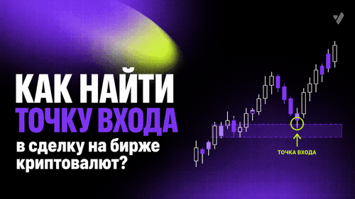 Как найти точку входа в сделку на бирже криптовалют?