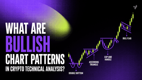 What are bullish chart patterns in crypto technical analysis?